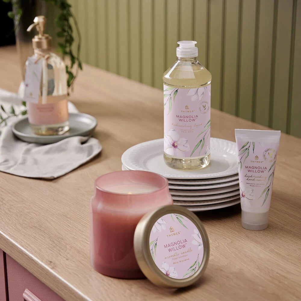 Thymes - Magnolia Willow Statement Poured Candle