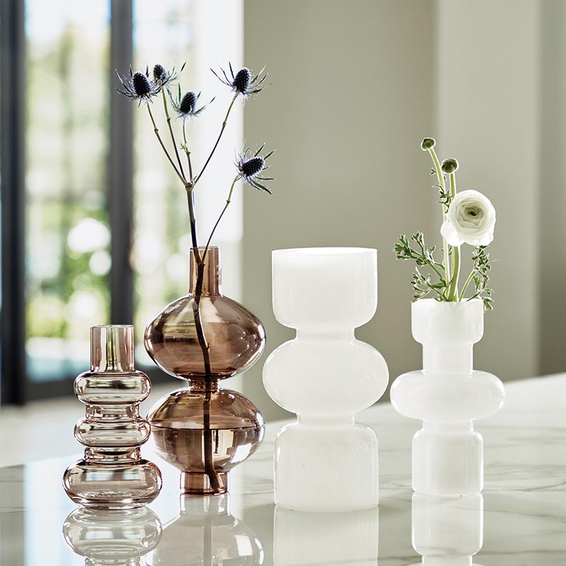 Modern Glass Bubble Vase