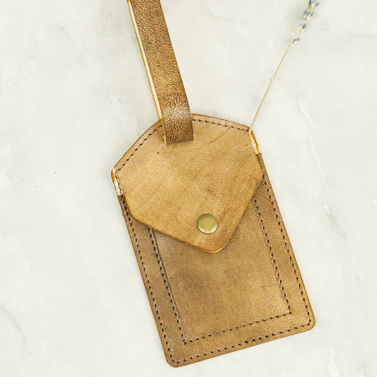 Leather Luggage Tag