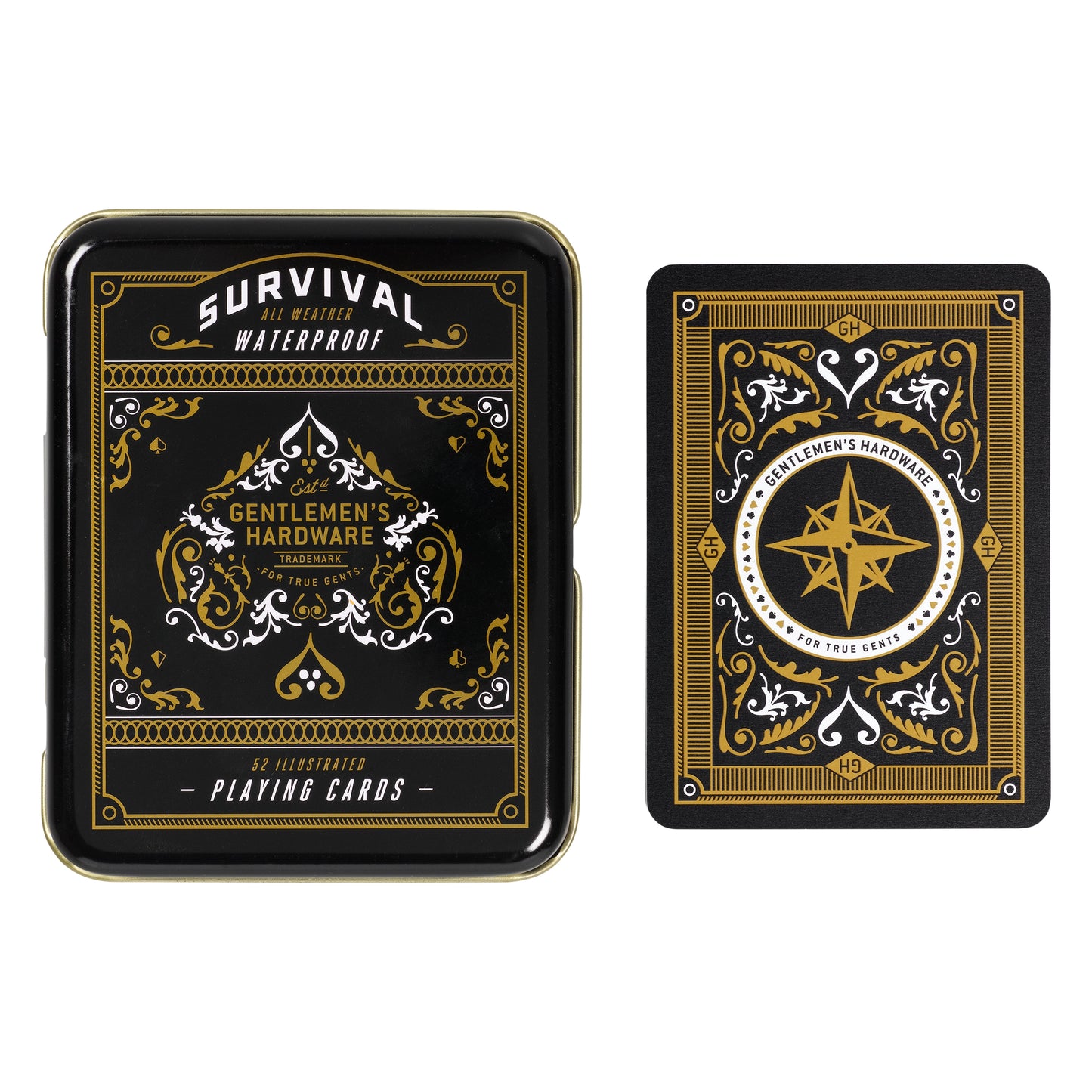 Gentleman's Hardware Survival Playing Cards