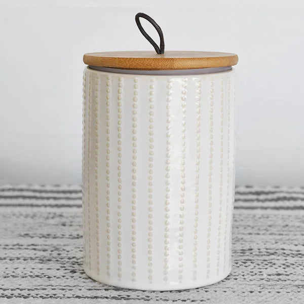 "Betty" Ceramic Canister with Lid