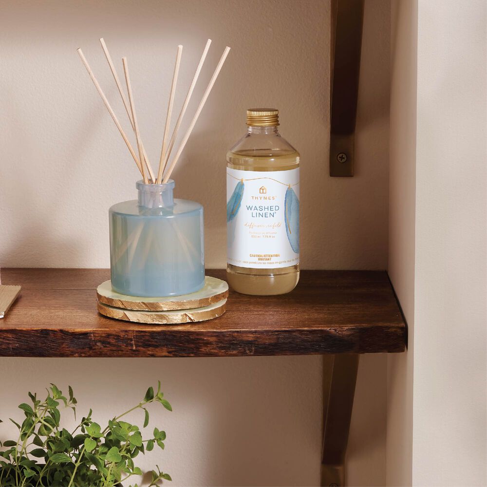 Thymes - Washed Linen Petite Reed Diffuser